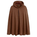 Winter Heren Poncho met Capuchon