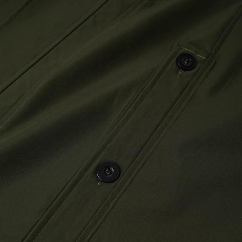 Lange Heren Poncho met Knopen