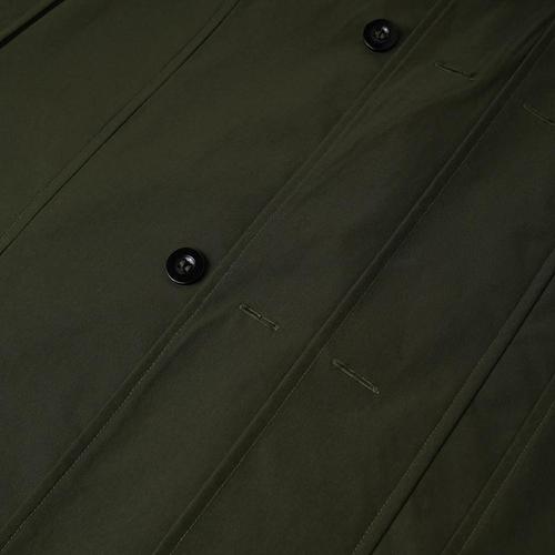 Lange Heren Poncho met Knopen