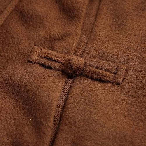 Lange Heren Poncho met Capuchon