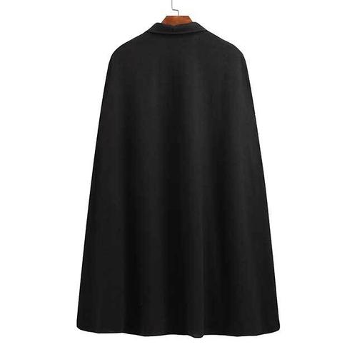 Lange Warme Heren Poncho
