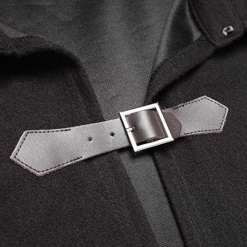 Lange Warme Heren Poncho