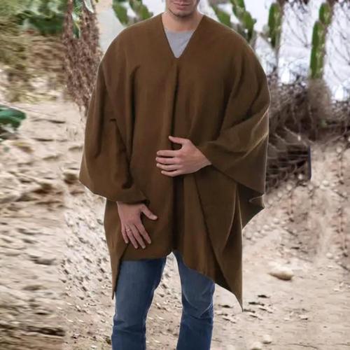 Lange Chique Heren Poncho