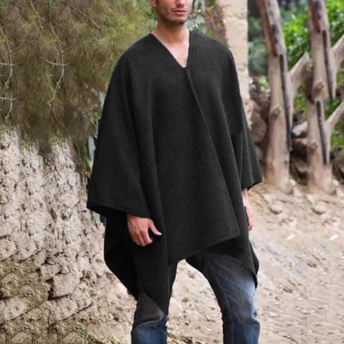 Lange Chique Heren Poncho