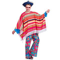 Mexicaanse Heren Poncho met Franjes