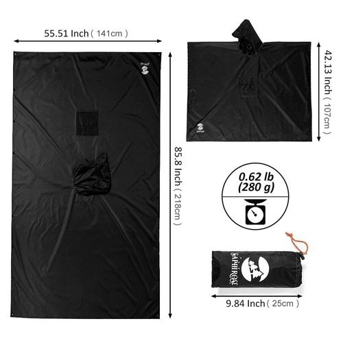 Multifunctionele Regenponcho