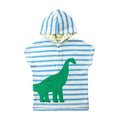 Badponcho Baby Strepen