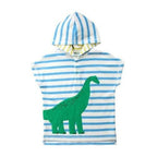 Badponcho Baby Strepen