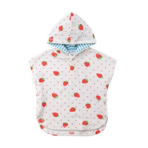 Badponcho Baby Aardbei