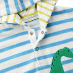 Badponcho Baby Strepen