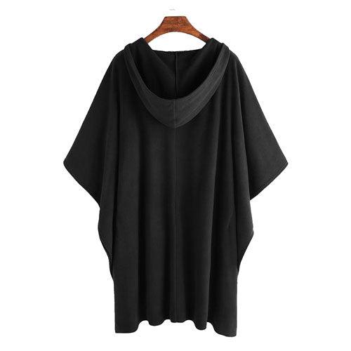 Fashion Heren Poncho met Capuchon