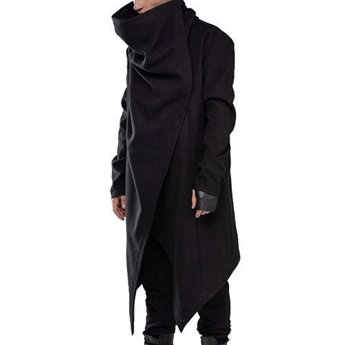 Heren Poncho met Lange Mouwen