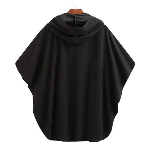 Heren Poncho Cape met Capuchon