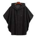 Heren Poncho Cape met Capuchon