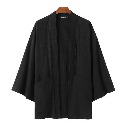Fleece Plaid Heren Poncho