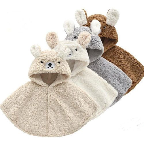 Zachte Baby Poncho Lammetje