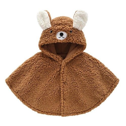 Zachte Baby Poncho Lammetje