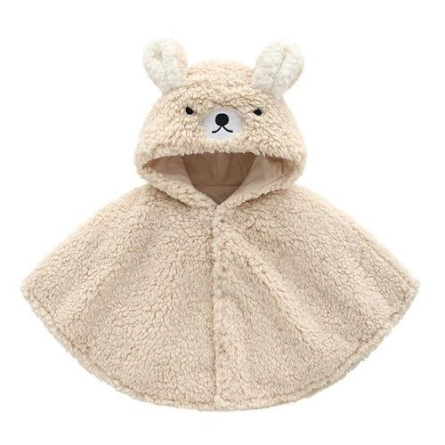 Zachte Baby Poncho Lammetje
