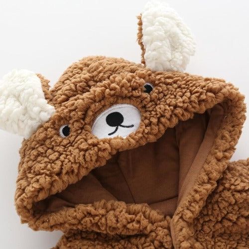 Zachte Baby Poncho Lammetje