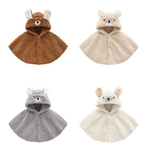 Zachte Baby Poncho Lammetje