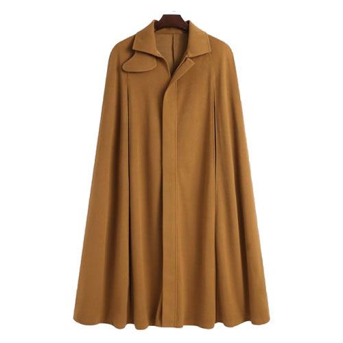 Lange Elegante Heren Poncho