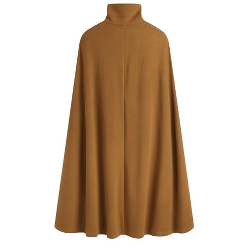 Lange Elegante Heren Poncho