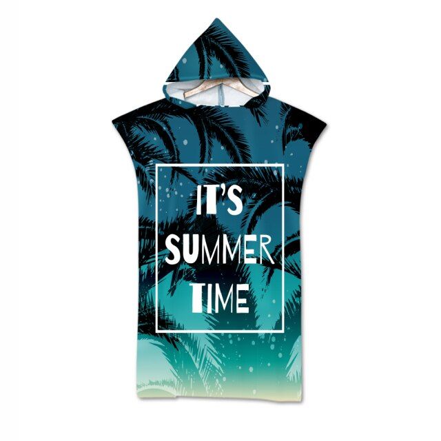 Zomeravond Strandponcho