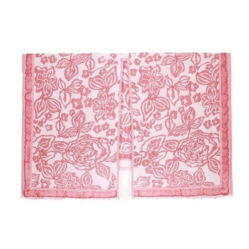 Gebloemde Dames Poncho Kasjmier