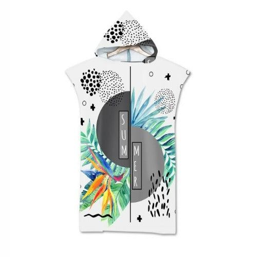 Surfponcho met Capuchon