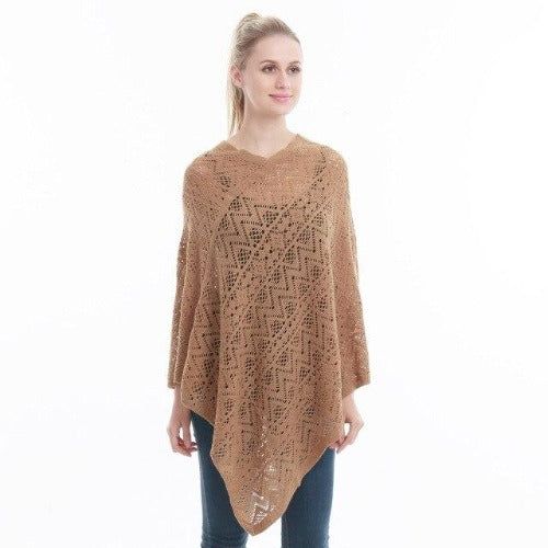 Fijne Kanten Dames Poncho