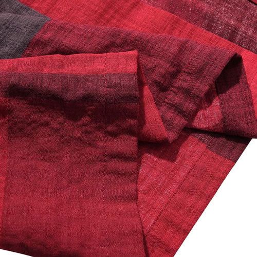 Fleece Plaid Heren Poncho