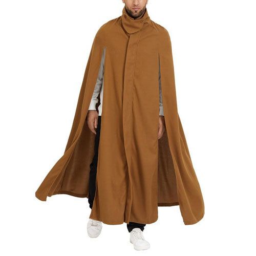 Lange Elegante Heren Poncho