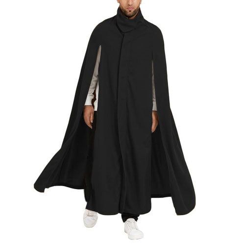 Lange Elegante Heren Poncho