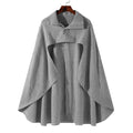 Heren Poncho Cape met Lange Mouwen