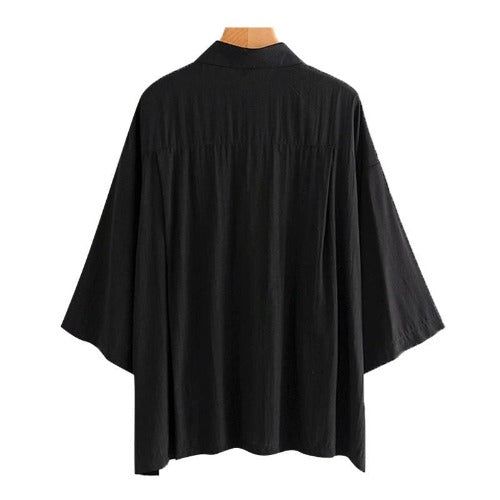 Heren Poncho Overhemd Stijl