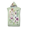 Gebloemde Lente Surfponcho
