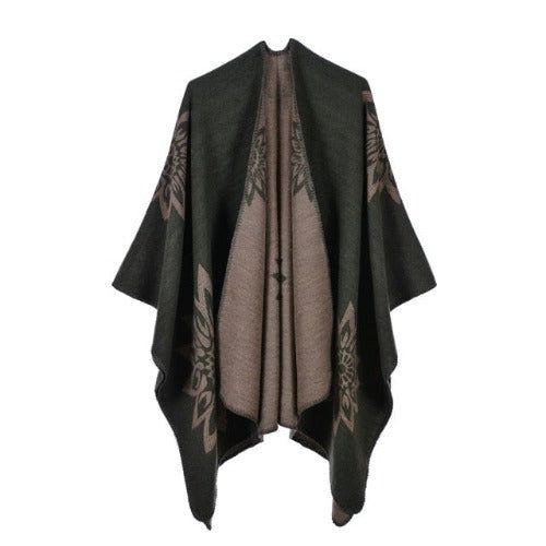 Poncho Cape Katoen