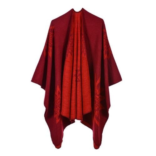 Poncho Cape Katoen