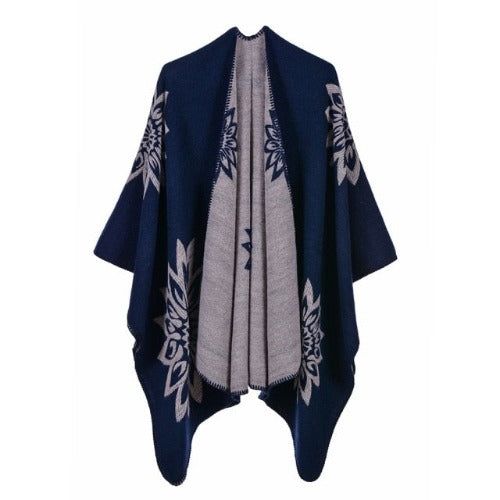 Poncho Cape Katoen