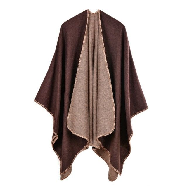 Chique Winter Dames Poncho