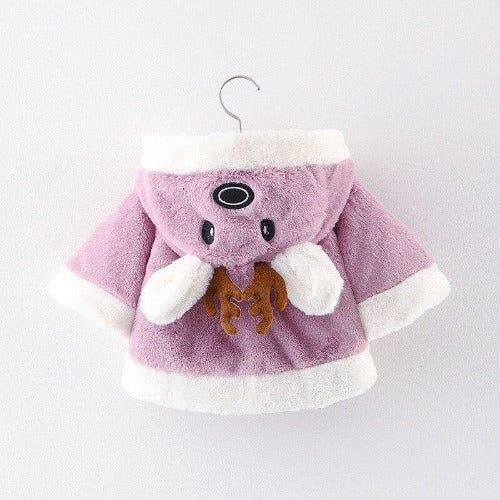 Baby Poncho Kerst Rendier