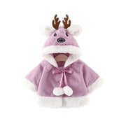 Baby Poncho Kerst Rendier