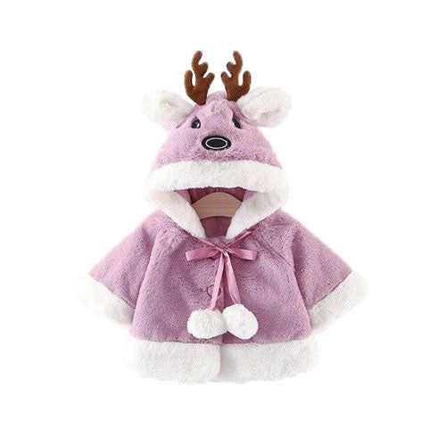 Baby Poncho Kerst Rendier