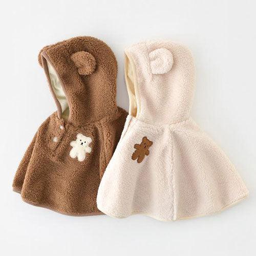 Baby Poncho Beertje