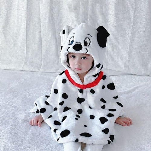 Cosy Baby Poncho Dalmatiër