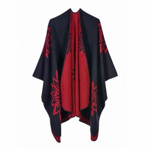 Poncho Cape Katoen