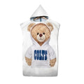 Witte Microvezel Strandponcho