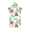 Surfponcho Roze Bloemen