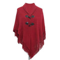 Trui Poncho met Franje