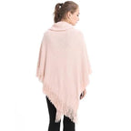 Trui Poncho met Franje